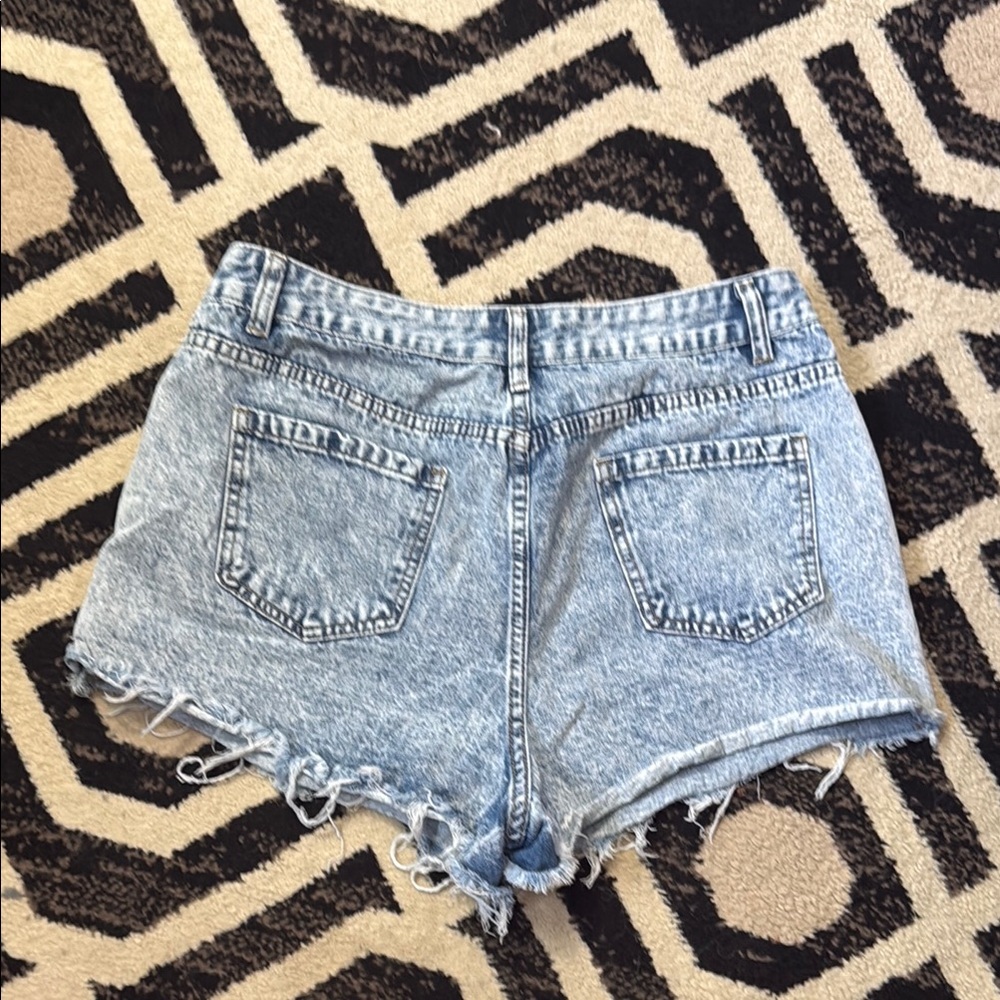 Distressed Jean Shorts - Picture 3 of 3